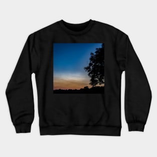 Sunset At The Edge Of Whitburn Village Crewneck Sweatshirt